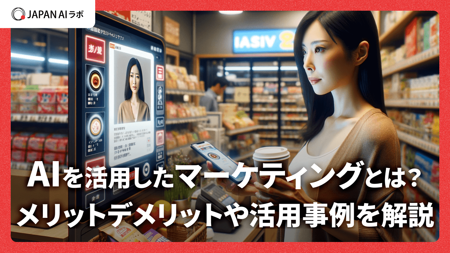 AIを活用したマーケティングとは？メリットデメリットや活用事例を解説