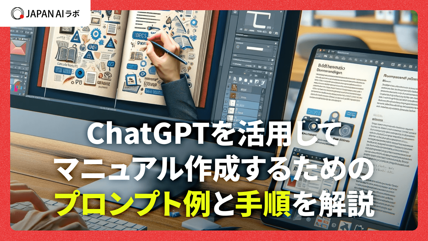 ChatGPTを活用してマニュアル作成する方法は？プロンプト例と手順