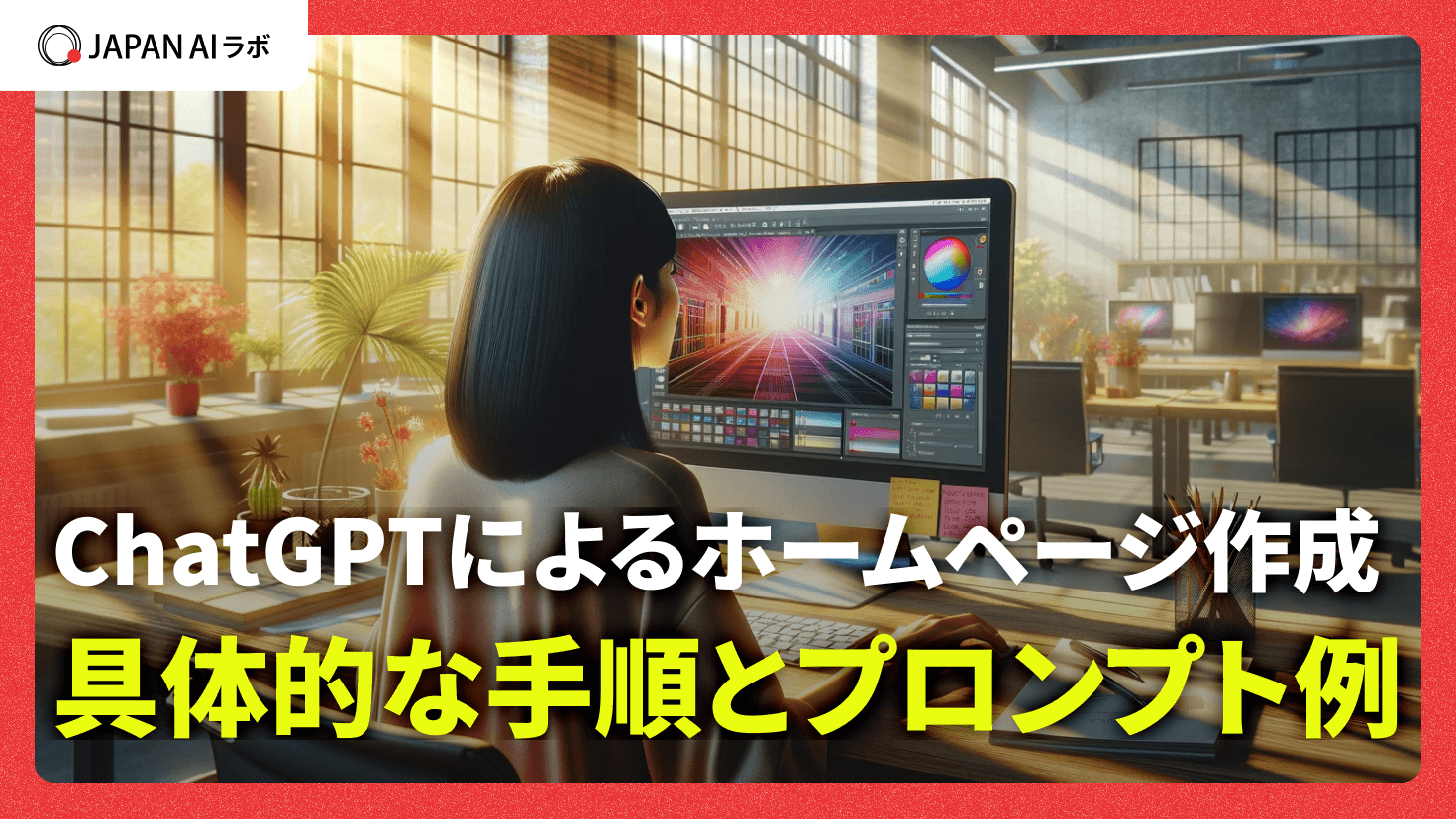 ChatGPTを利用してホームページ作成する方法を解説